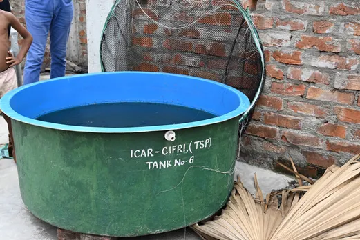 Fish cultivation tanks, seeds, feed, lime and other materials are provided by ICAR-CIFRI. Pic: Partho Burman 30stades