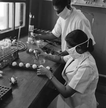 The potency of the vaccine is tested by injecting into eggs; between 1962 and 1969. Source: WHO