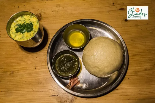 Sidu or steamed bun served with ghee, chutney and rehru at Himachali Rasoi. Pic: Himachali Rasoi