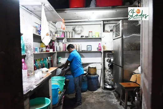 The backroom of Paramount, where Revolutionaries sat on mats during meetings, has now been converted into a kitchen. Pic: Partho Burman 30stades