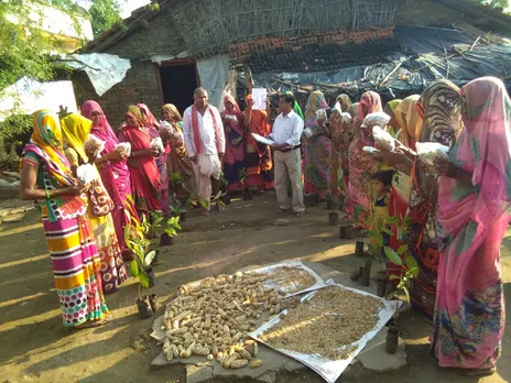 Women groups in tribal areas of Rajasthan have been instrumental in promoting sustainable integrated farming system. Pic: Vaagdhara 30stades