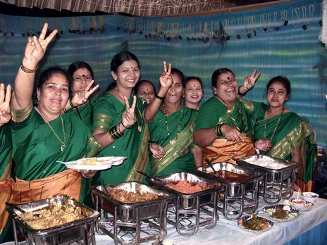 Koli women at the Versova Sea Food Festival, which draws huge crowds every year. Pic: Flickr
