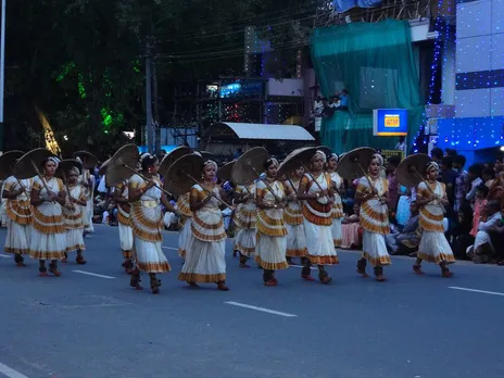 A procession on the last day of Onam. Pic: Flickr 30 stades