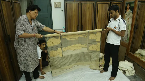 Biren Basak has been conferred the Padma Shri for combining art, craft and culture. Pic: Facebook/@BirenBasak1