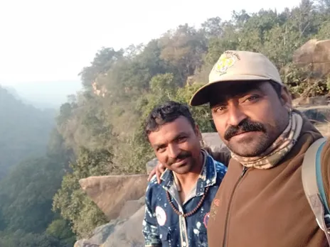 Batal Pardhi (left) who gave up hunting in 2007 and is now working as a watchman and forest guide. Pic: through Batal Paradhi