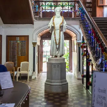 This marble statue of David Sassoon was made by sculptor Thomas Woolner in 1865. Pic: Flickr 30stades