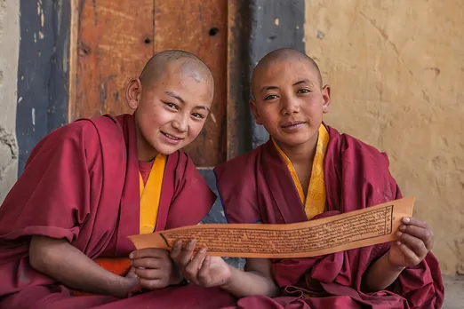 Young monks at the monastery. Pic: Flickr 30stades