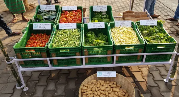 Brook N Bees sells the organic produce directly to households in Jamshedpur and through stalls it calls 'haat'. Pic: Brook N Bees