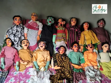For thousands of years, puppets have been used for political, religious and social purposes. Some puppets from Bongopootool's collection here. Pic: Partho Burman 30stades