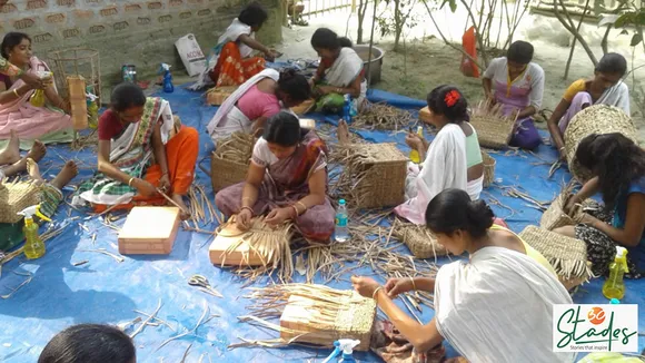Women constitute over 85% of the artisans involved in water hyacinth products. Pic: Bipin Kalita 30stades nedfi