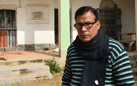 Debabrata Mukherjee, current headmaster of  Gopalpur Muktakeshi Higher Secondary Vidyalaya. Pic: Partho Burman 30stades