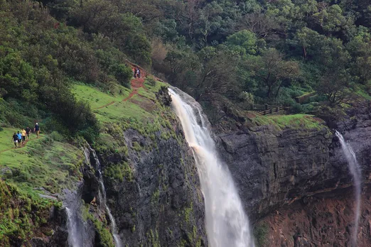One of the many waterfalls that appear during the monsoons in Matheran and last for many months. Pic: Flickr 30stades
