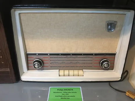 B4CA67A model of Philips India; Year 1959; made in Calcutta (now Kolkata).  After the Second World War, Philips started manufacturing radios in Calcutta.  Pic: Uday Kalburgi