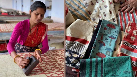 Chhapa's chic designs have revived the craft and provided livelihood to artisans who were on the verge of quitting hand-block printing. Pic: Chhapa 30stades