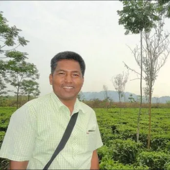 Bijit Basumatary, owner, Chakrasila Tea Garden, Kokrajhar, Assam. Pic: courtesy Bijit Basumatary