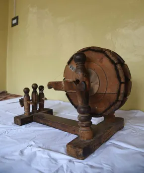kashmir-pashmina-spinning wheel-yander