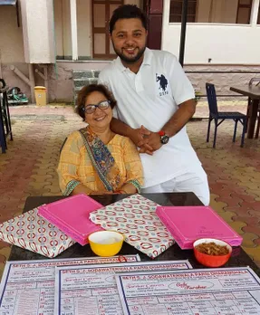 Hilla and Shezad Marolia at Cafe Farohar, Udvada. Pic: through Farohar Caterers