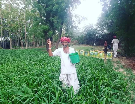 Yogesh Joshi now works with 12,000 farmers in Rajasthan and Gujarat practicing organic farming. Pic: Rapid Organic 30stades
