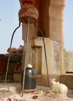 Shivling at the Harshat Mata temple. Pic: Flickr