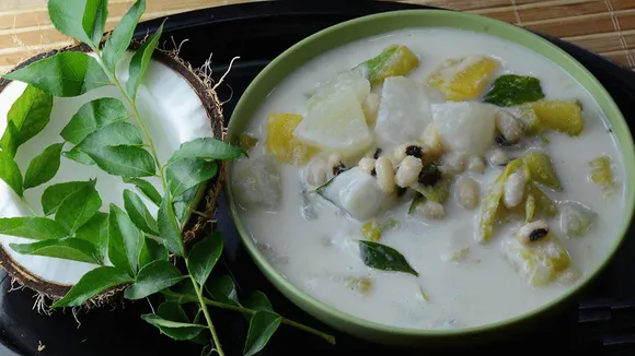 Sadya's other famous dish is olan - ash gourd and red beans in coconut milk. Pic: Flickr  