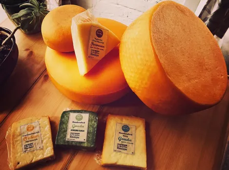 Old Hill Foods makes 11 varieties of cheese, including those infused with herbs and local flowers. Pic: Old Hill Foods 30 stades