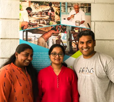 Zishta founders:  Varishta Sampath (left), Meera Ramakrishnan (centre) and Archish Mathe Madhavan. Pic: Zishta     30 stades
