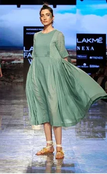 Sadhna participated in the Lakme Fashion Week in February 2020. Pic: Sadhna 30stades