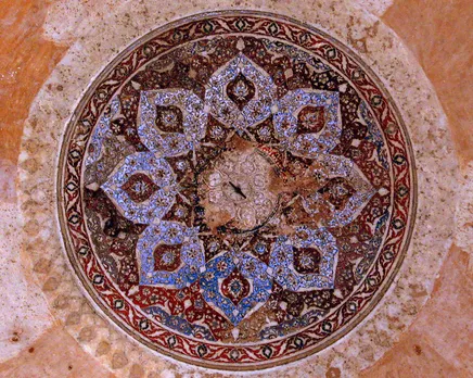 The ceiling of Adam Khan's Tomb. Pic: Flickr 
