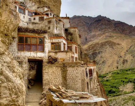 The monastery is built into the mountains. Pic: Flickr