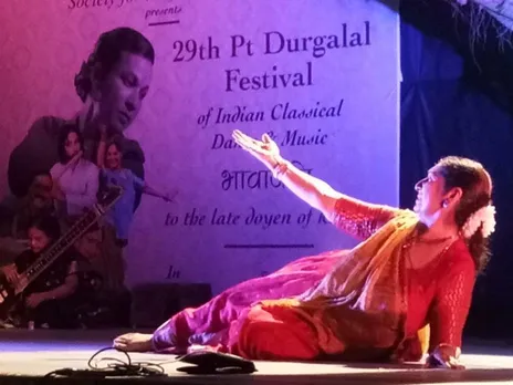 Uma Dogra at the 29th Pt Durga Lal Festival.
