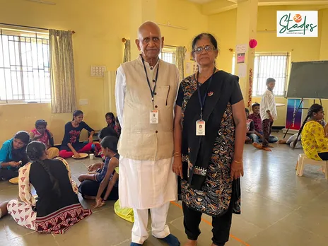 Kalvi Thunai founders V Siva Swamy and Mahalakshmi. Pic: Pratisksha Ramkumar 30stades