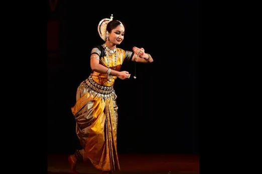 Odissi dancer Prachi Hota at a performance. Pic: through Prachi Hota