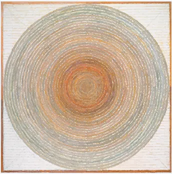 Shanti Bindu, made by painter SH Raza in 1990. Pic: Raza Foundation 30stades