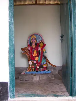 A temple of Bon bibi (Forest Goddess) in Sundarbans. She is believed to be the protector of the locals in Sundarbans.