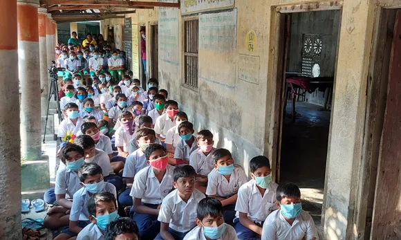 A sensitisation programme underway at a school in Jharkhand. Pic: Facebook/@idialaw 