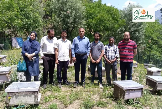 The Jammu & Kashmir government provides subsidies & training to people who want to take up apiculture. Pic: Sajad Hameed 30stades