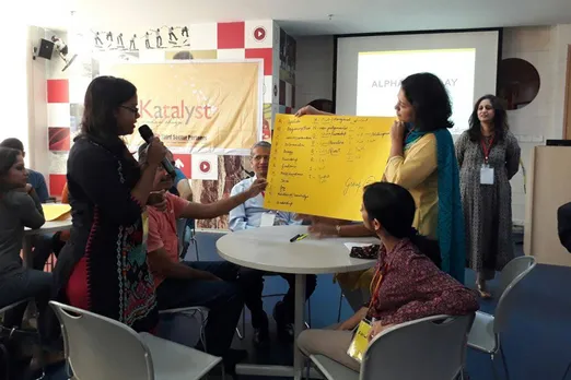 A Katalyst mentoring workshop in Pune.
