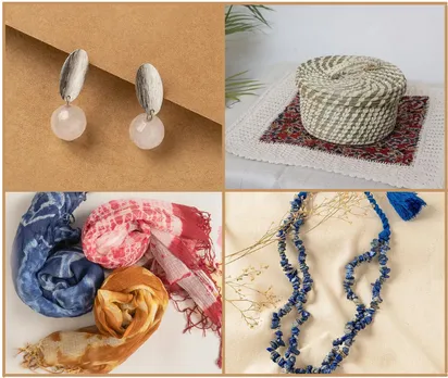 Abira's product range includes eco-friendly jewellery, home decor items, dupattas, wall decor etc. Pic: Abira Creations
