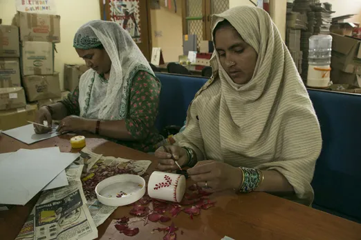 Women artisans at Gulmeher now dream of a better future for their children. Pic: Gulmeher 30stades