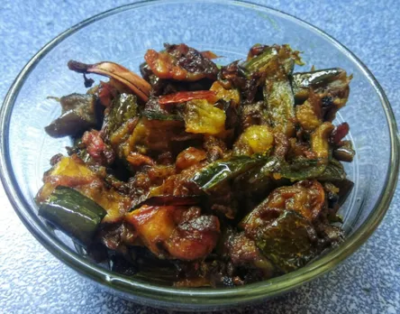 People returned to frugal food habits as supply chain of most items was affected during the peak of lockdown between April and mid-June. Here, a dry vegetable dish made using peels. 