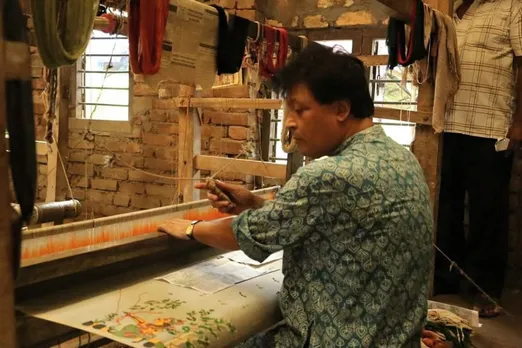 Biren Basak has trained over 450 weavers in Jamdani, Tangail and Kantha weaving. Pic: Courtesy Biren Basak 30stades