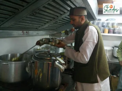 Dham prepared at the Himachali Rasoi is first offered to the Goddess as bhog and is only then tasted by others. Pic: Himachali Rasoi