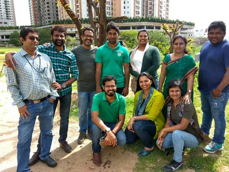 Uday Krishna (third from left) with members of the Vata Foundation. Pic: Vata Foundation 