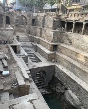 Bansilalpet stepwell after restoration work. Pic: Rainwater Project 30stades