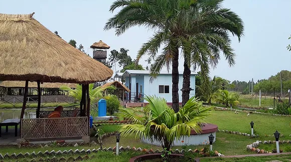 Garden at Neelanjan Chakraborty's Bongheri Homestay. Pic: through Bongheri Homestay