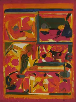 'Rajasthan', made by Raza in 1973. Pic: Raza Foundation 30stades
