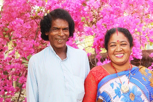 Nachni dancer Pastubala Devi with her Rasik Bijoy Karmakar. They have been together for the last 32 years. Pic: Partha Chakraborty 30stades