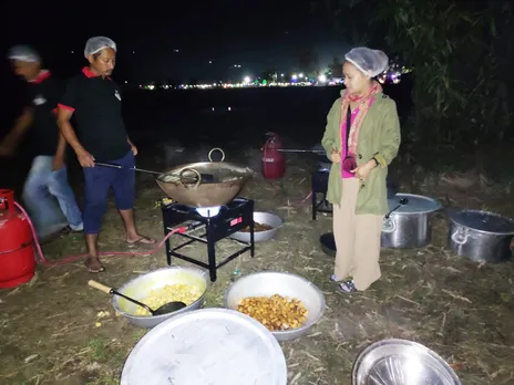 Teri Yajo is the first local to foray into the catering business dominated by Biharis, Bengalis and Marwaris. Pic: Teri Yajo 30stades