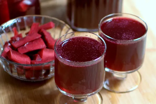 Kanji drink - made by fermenting black carrots with water and crushed mustard seeds. Pic: Flickr