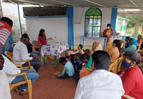 Shobana addressing a meet to generate awareness around reducing non-recyclable waste and involve citizens in keeping Ooty clean. Pic: MOB 30STADES